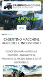 Mobile Screenshot of casentinomacchine.it